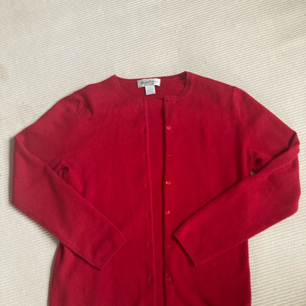 Red Cashmere sweater